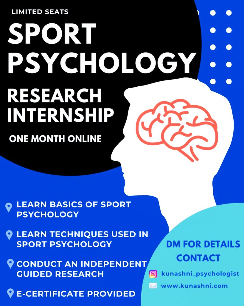 Sport Psychology Research Internship - Kunashni Psychologist