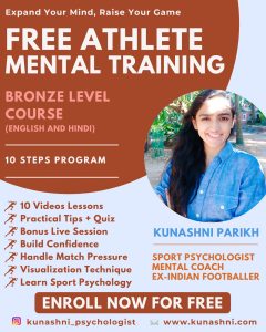 Free Athlete Mental Training Course - Kunashni Psychologist
