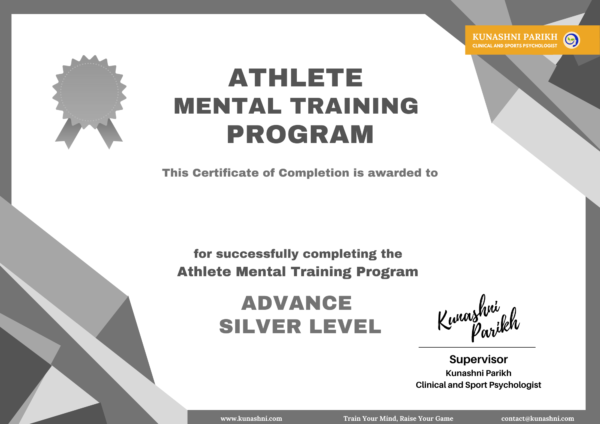 Silver-Certificate-Athlete-Mental-Training-Program-A4-Landscape