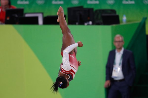 Simone Biles Gymnastics Sports Psychologist - floor