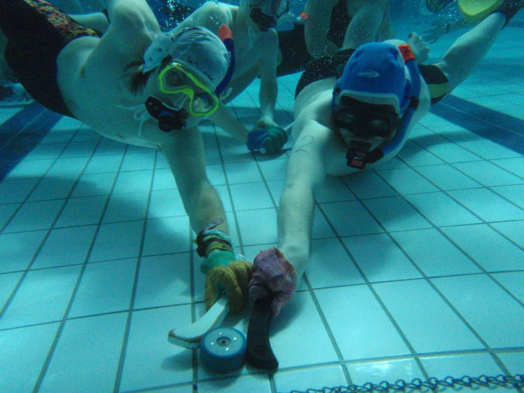 underwater hockey