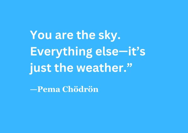 Motivational Quote Sky in Weather